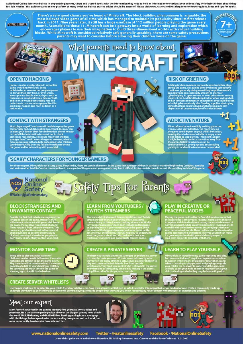 WHAT PARENTS NEED TO KNOW ABOUT MINECRAFT